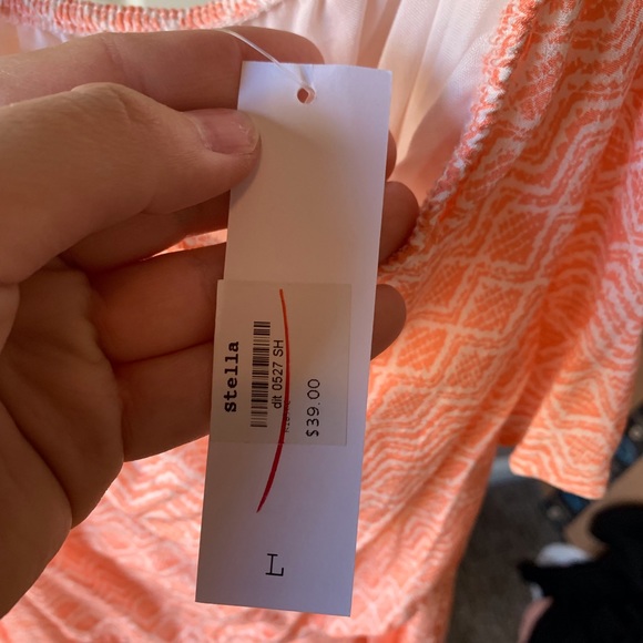 ✨ Orange/White Aztec Strapless Romper {PROMO ITEM} - Picture 5 of 5